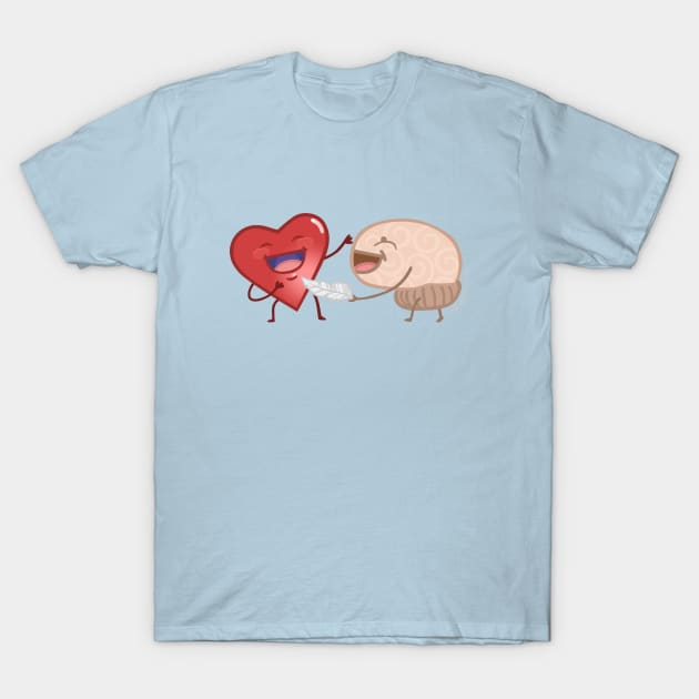 Heart and Mind T-Shirt by TheActionPixel